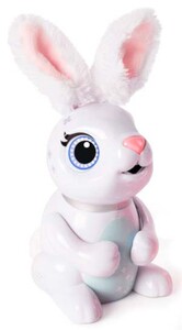 Интерактивные игрушки и роботы: Интерактивный кролик Хрумчик (белый), Zoomer