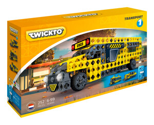 Пластмасові конструктори: Конструктор Transport 1 (автобус, трамвай, локомотив), Twickto