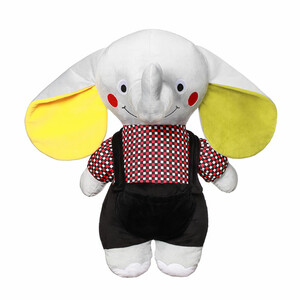 Тварини: М'яка іграшка-обіймашка «Слоник Енді», 50 см, BabyOno