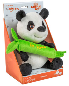 Игры и игрушки: Панда, мягкая игрушка, Be in love, 22 см, Тигрес