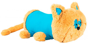 Мягкие игрушки: Подушка-валик Котик, 24 см, Тигрес