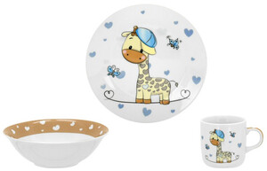 Дитячий посуд і прибори: Набор посуды 3 предмета (керамика) G-Boy, Limited Edition