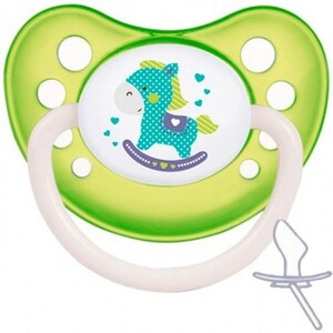 Пустушки та соски: Пустышка Toys силиконовая анатомическая, зеленая, 0-6 мес., Canpol babies