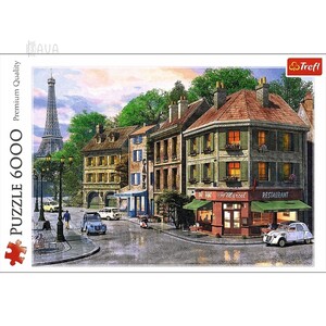 Игры и игрушки: Пазл «Улица Парижа» , 6000 эл., Trefl