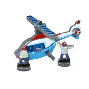 Аплікації та декупаж: Вертоліт, М'який конструктор-іграшка серії Конструктор на долоні, Умная бумага
