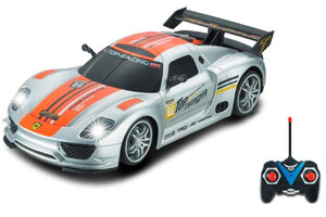 Игры и игрушки: Автомобиль на радиоуправлении Top Thunder (серебристый), 1:12, JP383