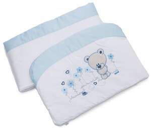 Детская комната: Бампер для кроватки Evolution A-016, голубой, Twins