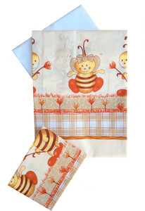 Дитяча кімната: Постільна білизна змінна Comfort C-031 Бджілки (3 ел.), Twins