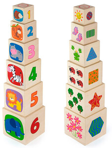 Кубики, сортеры и пирамидки: Игрушка Кубики, Viga Toys