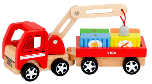 Будівельна техніка: Іграшка Автокран, Viga Toys