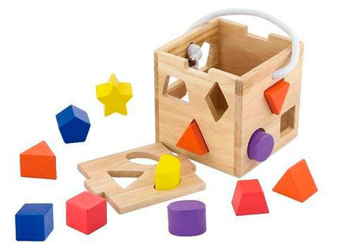 Кубики, сортеры и пирамидки: Сортер Кубик, Viga Toys
