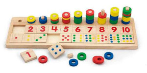 Рахунковий матеріал і розряди чисел: Іграшка Цифри і рахунок, Viga Toys