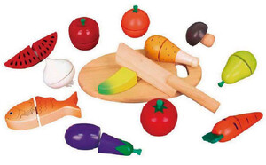 Іграшковий посуд та їжа: Ігровий набір Продукти, Viga Toys