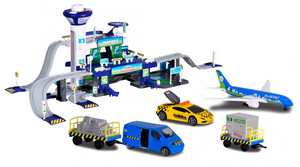 Сооружения и автотрэки: Аэропорт, игровой набор с машинками, Majorette