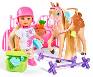 Ігри та іграшки: Еві з конячкою в стайні, Steffi & Evi Love