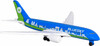 Самолет Boeing 787-9, 11 см (белые крылья), Majorette