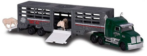 Ігри та іграшки: Грузовик-животновоз Western Star 5700XE, 20 см, Majorette