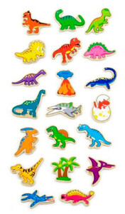 Ігри та іграшки: Набір магнітних фігурок «Динозаври», 20 шт., Viga Toys