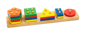 Розвивальні іграшки: Сортер Геометричні фігури, Viga Toys