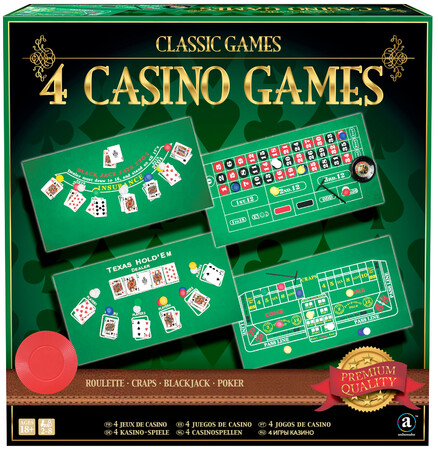Настільні ігри: Набор из 4-х игр Казино, настольная игра (18+), Merchant Ambassador