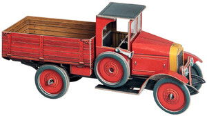 Моделювання: Вантажівка АМО, збірна модель з картону, Умная бумага