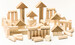 Дерев'яний Конструктор маленький (86 елементів), Lislis toys дополнительное фото 1.