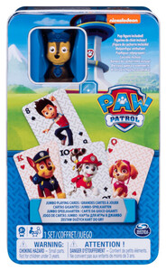 Ігри та іграшки: Карткова гра Щенячий Патруль з ексклюзивною фігуркою, Spin Master