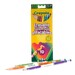 10 цветных карандашей с ластиками Crayola (3635) дополнительное фото 1.
