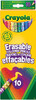 10 цветных карандашей с ластиками Crayola (3635)