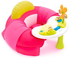 Развивающие игрушки: Детское кресло Cotoons с игровой панелью, розовое, Smoby toys