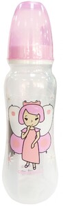 Пляшечки: Бутылочка с узким горлышком, 250 мл, фея, розовая, Canpol babies
