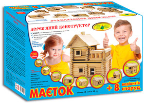 Игры и игрушки: Имение, деревянный конструктор, 130 деталей, Energy Plus