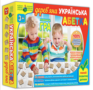 Развитие речи и чтения: Игра Украинская азбука, 36 деталей, Energy Plus