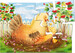 Игра-пазл Курочка Ряба, 12 эл., Energy Plus дополнительное фото 1.