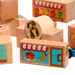 Кубики малий набір, дерев'яний конструктор (15 елементів), Lucy & Leo дополнительное фото 4.