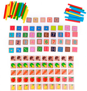 Ігри та іграшки: Арифметический счет, развивающая игровой набор, Lucy&Leo