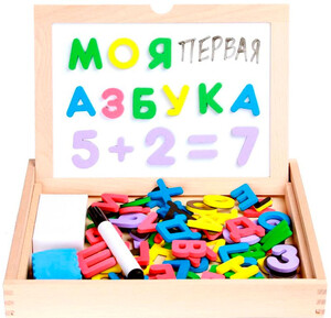 Мольберти, дошки, парти: Набор Школьник 2 (доска и маркер), Мир деревянных игрушек