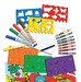 Набор для рисования с трафаретами, фломастерами и восковыми мелками, Crayola дополнительное фото 3.