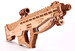 Штурмовая винтовка USG-2, механический 3D-пазл на 251 элемент, Wood Trick дополнительное фото 1.