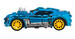 Пазл 3D Гоночный автомобиль, синий (22 эл.), Spin Master дополнительное фото 1.