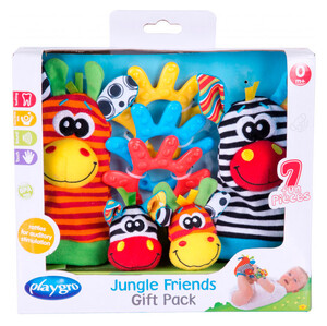 Развивающие игрушки: Подарочный набор для новорожденного Джунгли, Playgro