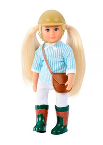 Мини-кукла с мягким телом Наездница Эвелин (15 см), Lori