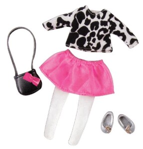 Набор с розовой юбкой, одежда для кукол, Lori