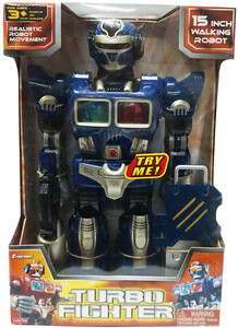 Ігри та іграшки: Робот Турбо-боєць синій