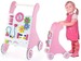 Ходунки-каталка, розовый, Viga Toys дополнительное фото 1.