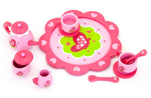 Игрушечная посуда и еда: Игрушка Чайный набор, Viga Toys