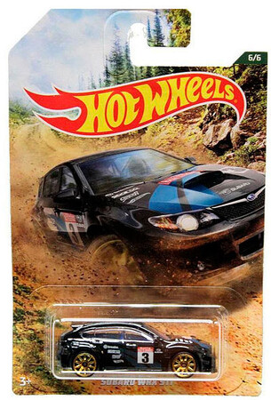 Машинки: Subaru WRX STI, автомобиль базовый коллекционный, Hot Wheels