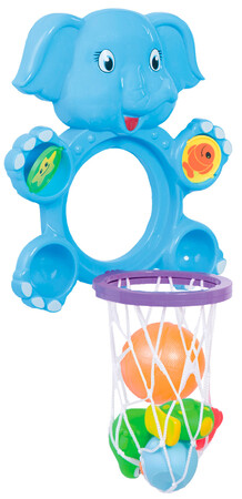 Игрушки для ванны: Водный баскетбол Веселый Слоник, Bebelino
