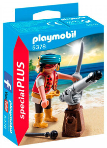 Конструктор Пират с пушкой, Playmobil