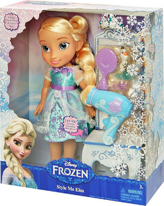 Куклы: Кукла Эльза (свет, музыка), 34 см, серия Disney Frozen, Jakks Pacific